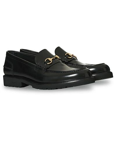 VINNY's Le Club Horsebit Loafer Black Polido men 40 Sort