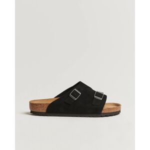 BIRKENSTOCK Zürich Black Suede men 46 Sort