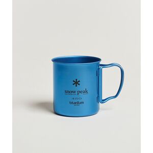 Snow Peak Single Wall Mug 450 Blue Titanium men One size Blå