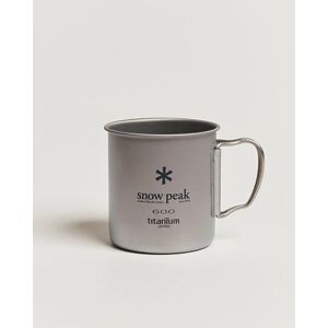 Snow Peak Single Wall Mug 600 Titanium men One size Grå