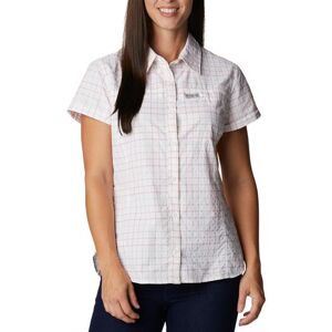 Columbia Sportswear Columbia Silver Ridge Novelty S/S Shirt Womens, White Elevation