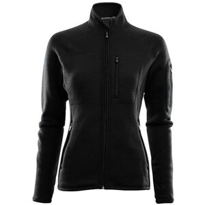 Aclima FleeceWool Jacket Womens, Jet Black XL