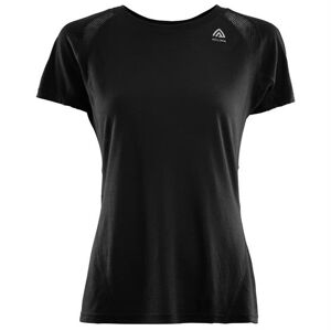 Aclima LightWool Sports T-Shirt Womens, Jet Black M