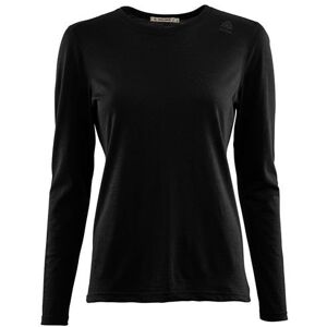 Aclima LightWool Undershirt Womens, Jet Black XS