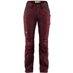 Fjällräven Kaipak Trousers Curved Womens, Dark Garnet / Grey Str. 34