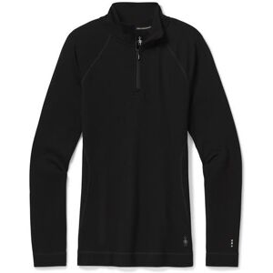 Smartwool Womens Thermal Merino Base Layer 1/4 Zip, Black S