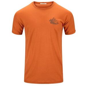 Aclima LightWool Classic Tee Mountain Mens, Apricot Orange M Aclima LightWool Classic Tee Mountain Mens, Apricot Orange M