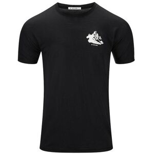 Aclima LightWool Classic Tee Mountain Mens, Jet Black Aclima LightWool Classic Tee Mountain Mens, Jet Black