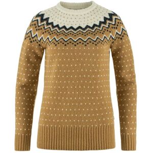Fjällräven Övik Knit Sweater Womens, Buckwheat Brown / Chalk S Fjällräven Övik Knit Sweater Womens, Buckwheat Brown / Chalk S