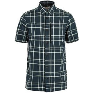 Fjällräven Abisko Hike Shirt SS Mens, Dark Navy / Chalk White XL Fjällräven Abisko Hike Shirt SS Mens, Dark Navy / Chalk White XL