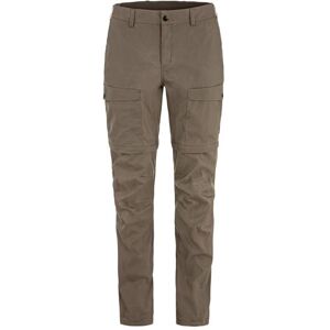 Fjällräven Abisko Hybrid Trail Trousers Zip-off Womens, Suede Brown Str. 40 Fjällräven Abisko Hybrid Trail Trousers Zip-off Womens, Suede Brown Str. 40