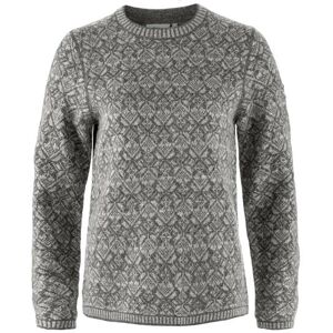 Fjällräven Snow Round Neck Sweater Womens, Grey Fjällräven Snow Round Neck Sweater Womens, Grey