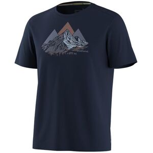 Smartwool Mens Peak Bagger Active SS Graphic Tee, Navy L Smartwool Mens Peak Bagger Active SS Graphic Tee, Navy L