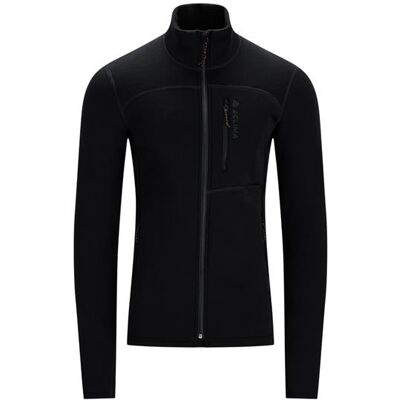 Aclima FleeceWool Jacket Mens, Jet Black L Aclima FleeceWool Jacket Mens, Jet Black L