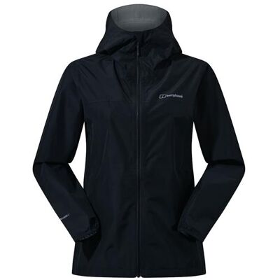 Berghaus Womens Deluge Pro 3.0 Jacket, Black / Black L Berghaus Womens Deluge Pro 3.0 Jacket, Black / Black L