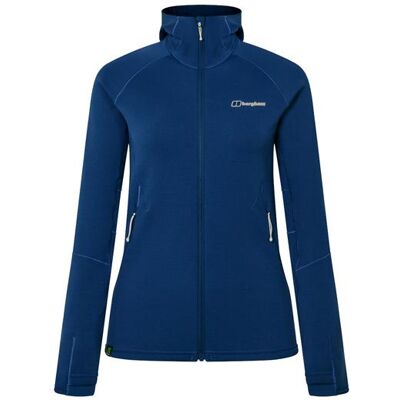 Berghaus Womens Kinetic Powerstretch Hoody, Dark Blue XL Berghaus Womens Kinetic Powerstretch Hoody, Dark Blue XL