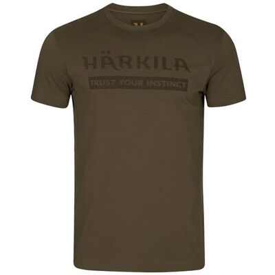 Härkila Logo S/S T-Shirt Mens, Willow Green XL Härkila Logo S/S T-Shirt Mens, Willow Green XL