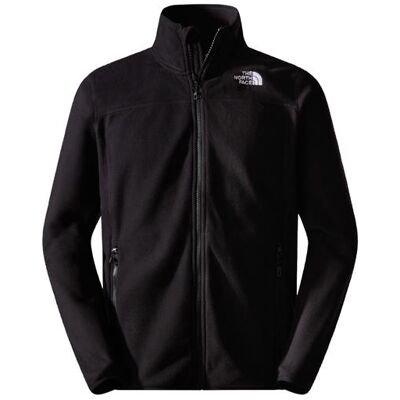 The North Face Mens 100 Glacier Full Zip, Black / NPF XS The North Face Mens 100 Glacier Full Zip, Black / NPF XS