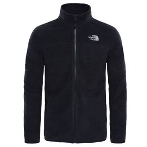 The North Face Mens 100 Glacier Jacket, Black S