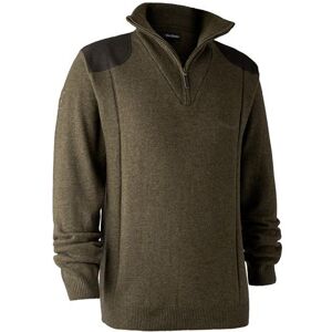 Deerhunter Mens Sheffield Knit with zip neck, Cypress Str. 46