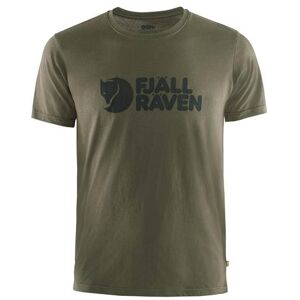 Fjällräven Logo T-Shirt Mens, Dark Olive Str. 58