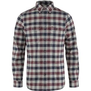 Fjällräven Skog Shirt Mens, Dark Garnet / Fog XL