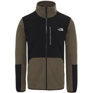 The North Face Mens Glacier Pro Full Zip, Taupe Green / Black 29