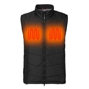 Nordic Heat Quiltet Thermo Vest, Black XXL