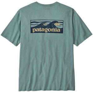 Patagonia Mens Boardshort Logo Pocket Responsibili-Tee, Blue Sage L Patagonia Mens Boardshort Logo Pocket Responsibili-Tee, Blue Sage L