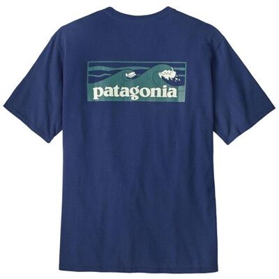 Patagonia Mens Boardshort Logo Pocket Responsibili-Tee, Clement Patagonia Mens Boardshort Logo Pocket Responsibili-Tee, Clement