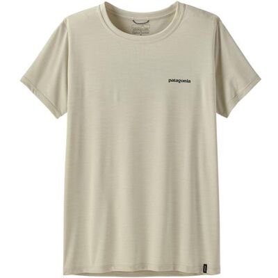 Patagonia Womens Cap Cool Daily Shirt - Boardshort Logo, Dyno White XL Patagonia Womens Cap Cool Daily Shirt - Boardshort Logo, Dyno White XL
