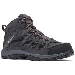 Columbia Sportswear Columbia Crestwood Mid Waterproof Mens, Dark Grey / Deep Rust 40 Columbia Sportswear Columbia Crestwood Mid Waterproof Mens, Dark Grey / Deep Rust 40