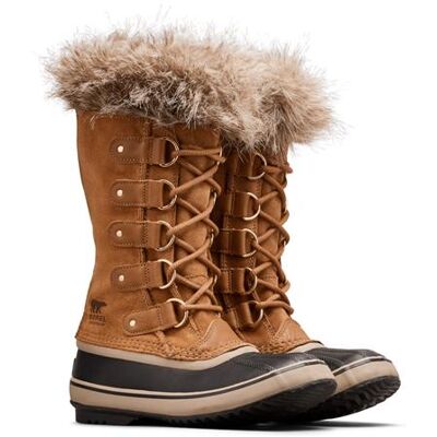 Sorel Joan of Arctic Boot WP Womens, Camel Brown / Black 38 Sorel Joan of Arctic Boot WP Womens, Camel Brown / Black 38