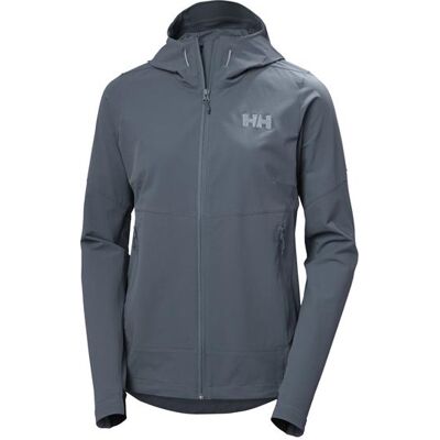 Helly Hansen Womens Blaze Softshell Hooded, Alpine Frost M Helly Hansen Womens Blaze Softshell Hooded, Alpine Frost M