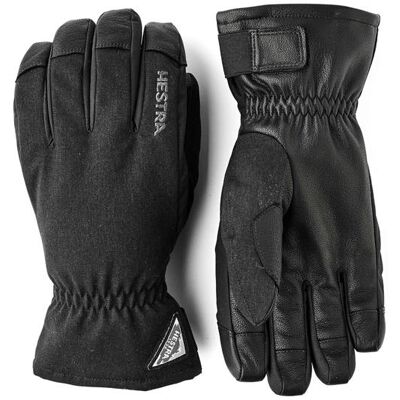 Hestra Powder Short - 5 Finger, Black Str. 10 Hestra Powder Short - 5 Finger, Black Str. 10
