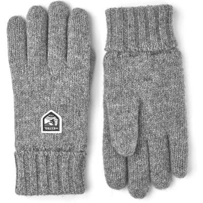 Hestra Basic Wool Glove, Grey Str. 11 Hestra Basic Wool Glove, Grey Str. 11