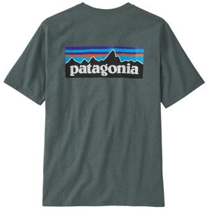 Patagonia Mens P-6 Logo Responsibili-Tee, Nouveau Green