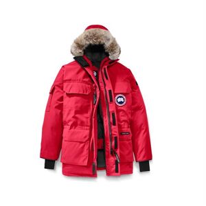 Canada Goose Mens Expedition Parka, Red L