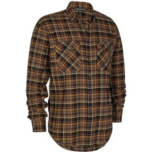 Deerhunter Mens Marvin Shirt, Brown Check 2XL/3XL/4XL