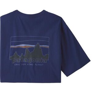 Patagonia Mens '73 Skyline Organic T-Shirt, Sound Blue XXL