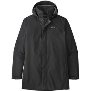 Patagonia Mens City Storm Rain Parka, Black L