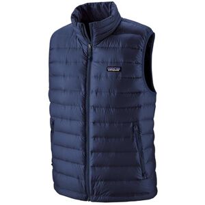 Patagonia Mens Down Sweater Vest, Classic Navy XL