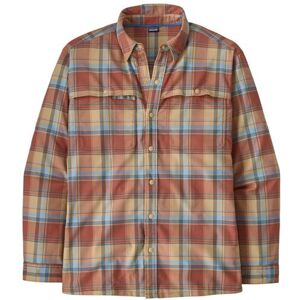 Patagonia Mens Early Rise Stretch Shirt, Rainsford / Burl Red XL