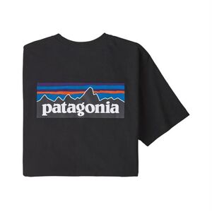 Patagonia Mens P-6 Logo Responsibili-Tee, Black M