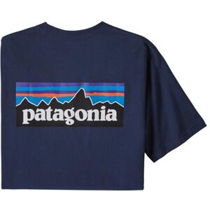 Patagonia Mens P-6 Logo Responsibili-Tee, Classic Navy XL