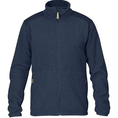 Fjällräven Sten Fleece Mens, Dark Navy Fjällräven Sten Fleece Mens, Dark Navy