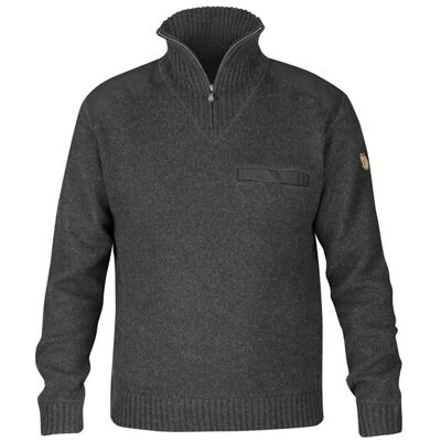 Fjällräven Koster Sweater Mens, Dark Grey XS Fjällräven Koster Sweater Mens, Dark Grey XS