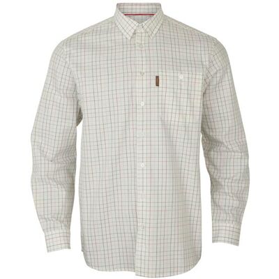 Härkila Allerston L/S Shirt Mens, Bloodstone Red / White 4XL Härkila Allerston L/S Shirt Mens, Bloodstone Red / White 4XL
