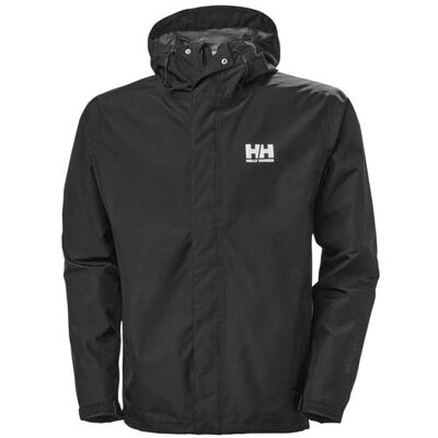 Helly Hansen Mens Seven J Jacket, Black XXL Helly Hansen Mens Seven J Jacket, Black XXL