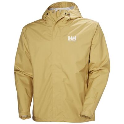 Helly Hansen Mens Seven J Jacket, Sand XXL Helly Hansen Mens Seven J Jacket, Sand XXL